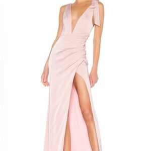 Lovers + Friends Blush Pink Midi Dress